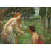 Maalauksen jäljennös tutkimus Phyllis ja Démophoon varten - John William Waterhouse