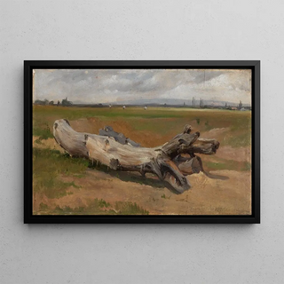 Eugen Bracht - Baumstmme an der Ziegelhtte.webp