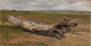 Eugen Bracht - Baumstmme an der Ziegelhtte.webp