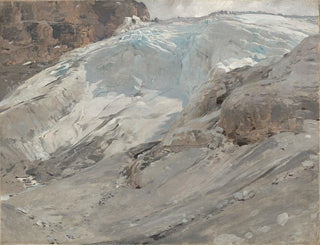 Le glacier de Madatschferner au Ortler - Eugen Bracht — näkymä teoksesta