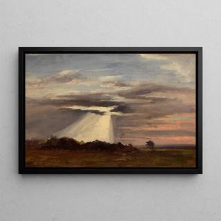 Eugen Bracht - Landschaft bei Abendstimmung.webp