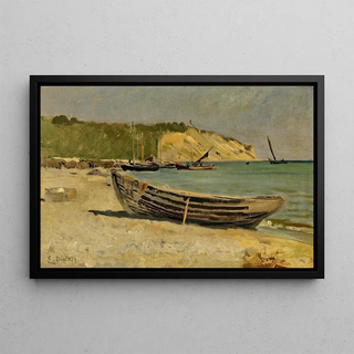 Eugen Gustav Dcker - Boats on the Shore.webp