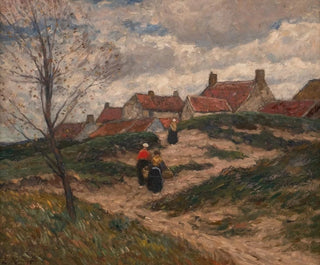 Eugen Kampf - Village in the dunes.webp