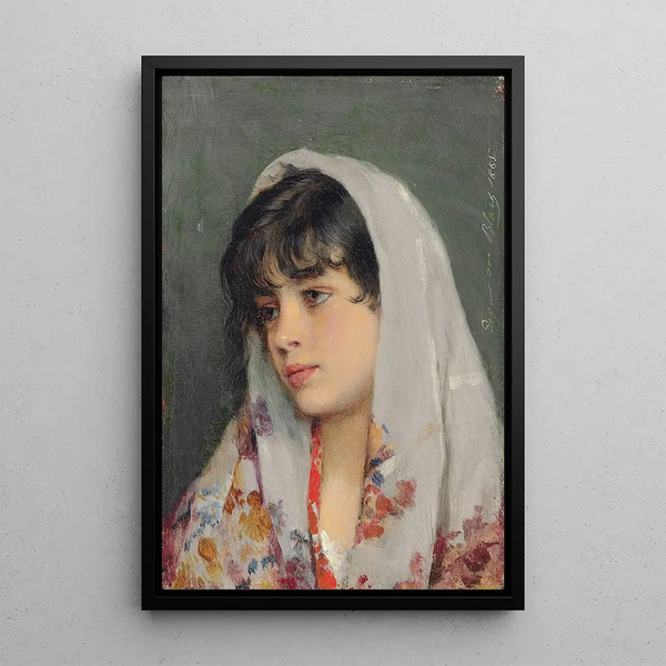 Eugen von Blaas - A Venetian beauty.webp