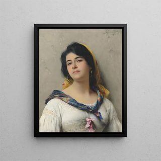 Eugen von Blaas - A young beauty.webp