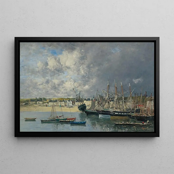 Eugène Boudin — kehystetty taideteos seinällä
