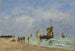 Berck-maalaus, veneiden varustelu - Eugène Boudin — näkymä teoksesta
