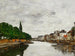 Canal aux environs de Bruxelles - Eugène Boudin — näkymä teoksesta