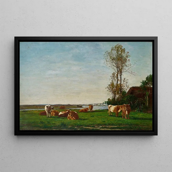 Eugène Boudin — kehystetty taideteos seinällä