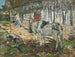 Normand hevonen - Eugène Boudin — näkymä teoksesta