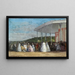 Deauville Casinon konserttimaalaus - Eugène Boudin — kehystetty taideteos seinällä
