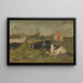 Eugène Boudin — kehystetty taideteos seinällä