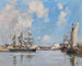 Deauville, le bassin - Eugène Boudin — näkymä teoksesta