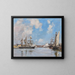 Deauville, Mare Haute - Eugène Boudin — kehystetty taideteos seinällä