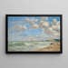 Deauville-maalaus, nouseva tide - Eugène Boudin — kehystetty taideteos seinällä