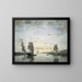 Sisäänkäynti satamaan, Le Havre - Eugène Boudin — kehystetty taideteos seinällä