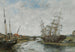 La Touques matalapaine - Eugène Boudin — näkymä teoksesta