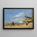 Eugène Boudin — kehystetty taideteos seinällä