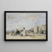 Eugène Boudin — kehystetty taideteos seinällä