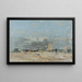 Maisemamaalaus - Eugène Boudin — kehystetty taideteos seinällä