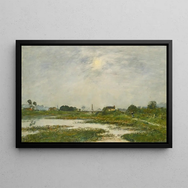 Eugène Boudin — kehystetty taideteos seinällä