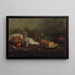 Luontoaiheinen tinakannusta - Eugène Boudin — kehystetty taideteos seinällä