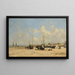 Berckin ranta, matala tide - Eugène Boudin — kehystetty taideteos seinällä