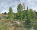 Saint-Cénery et l'étang - Eugène Boudin — näkymä teoksesta