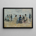 Rantamaisema - Eugène Boudin — kehystetty taideteos seinällä