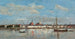 Eugène Boudin - Ankeriasatama Antwerpenissä — näkymä teoksesta