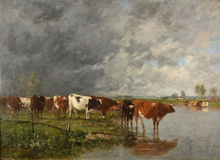 Eugne Boudin - Troupeau sabreuvant.webp