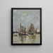 Trouville, l'appareillage des sardiniers - Eugène Boudin — kehystetty taideteos seinällä