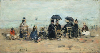Eugne Boudin - Trouville scne de plage (Case Conflict) (Case Conflict).webp
