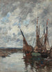 Trouville-laivojen haaksirikkoutunut maalaus - Eugène Boudin — näkymä teoksesta