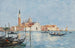 Venetsian maalaus, San Giorgio kirkko - Eugène Boudin — näkymä teoksesta