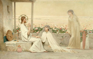 Eugne Buland - Le Christ chez Marthe et Marie.webp