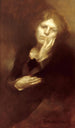 Fantine hylätty - Eugène Carrière — näkymä teoksesta