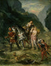 Angélique et le blessé Médor - Eugène Delacroix — näkymä teoksesta