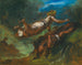 Hésiodos ja muusa - Eugène Delacroix — näkymä teoksesta