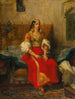 Juutalainen maalaus Tangerissa juhlapuvussa - Eugène Delacroix — näkymä teoksesta