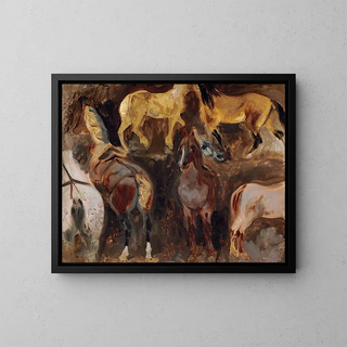 Eugne Delacroix - tude De Chevaux.webp