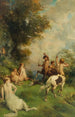 Centaure-maalaus - Eugène Fromentin — näkymä teoksesta