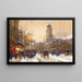 Boulevard Saint-Germainin maalaus, Pariisi - Eugène Galien-Laloue — kehystetty taideteos seinällä