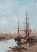 Eugène Galien-Laloue - Laivastonäkymän — näkymä teoksesta