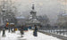 La Place de la République - Eugène Galien-Laloue — näkymä teoksesta