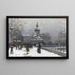 La Place de la République - Eugène Galien-Laloue — kehystetty taideteos seinällä