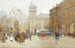 La Place du Châtelet - Eugène Galien-Laloue — näkymä teoksesta