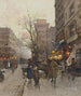 La Porte Saint-Denis Paris - Eugène Galien-Laloue — näkymä teoksesta