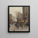 La Porte Saint-Denis Paris - Eugène Galien-Laloue — kehystetty taideteos seinällä