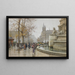 La fontaine du Palmier, place du Châtelet - Eugène Galien-Laloue — kehystetty taideteos seinällä